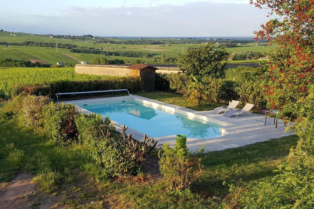 Ferienwohnung Au Coeur Des Vignes Chenas Du Beaujolais La Chapelle-de-Guinchay Exterior foto