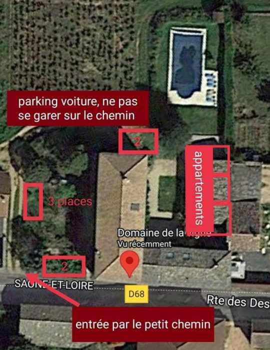 Ferienwohnung Au Coeur Des Vignes Chenas Du Beaujolais La Chapelle-de-Guinchay Exterior foto